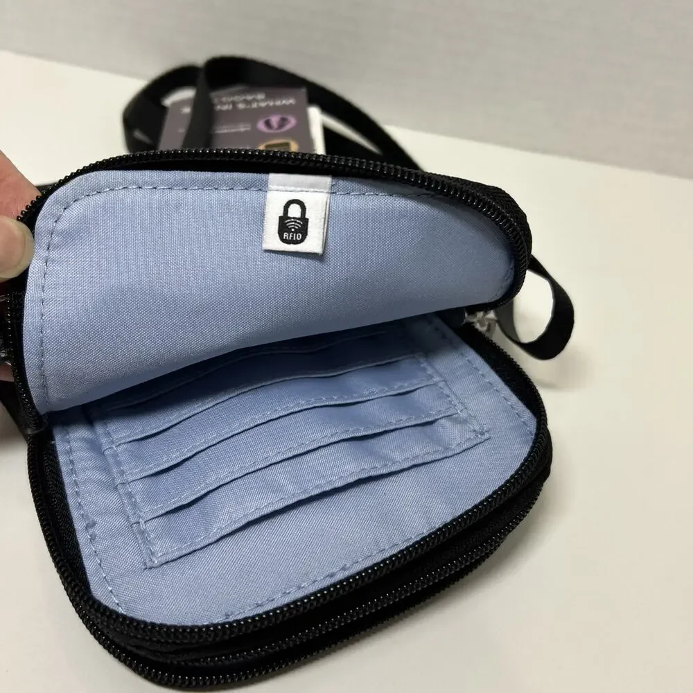 Baggallini Take Two Large RFID Bryant Crossbody - Black